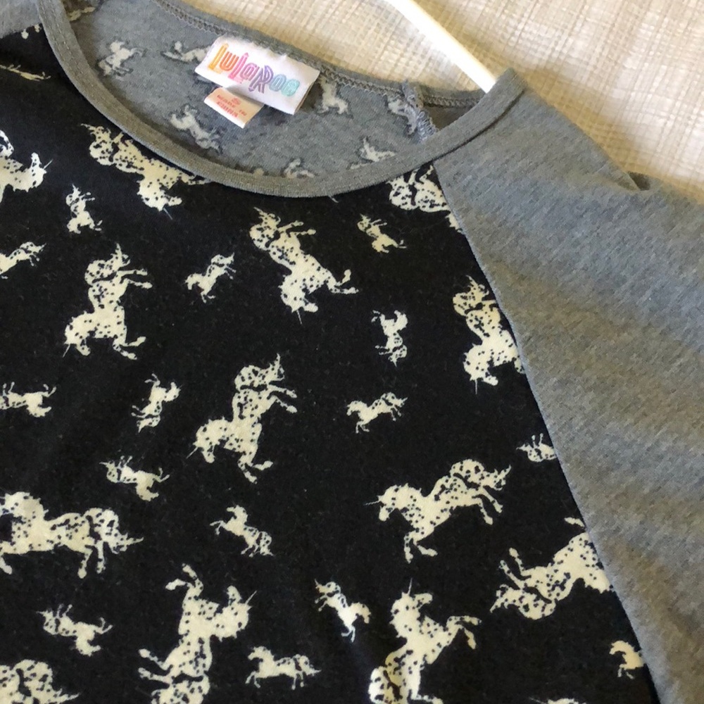 Lularoe unicorn randy S small black grey